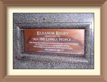 Eleanor Rigby Plaque